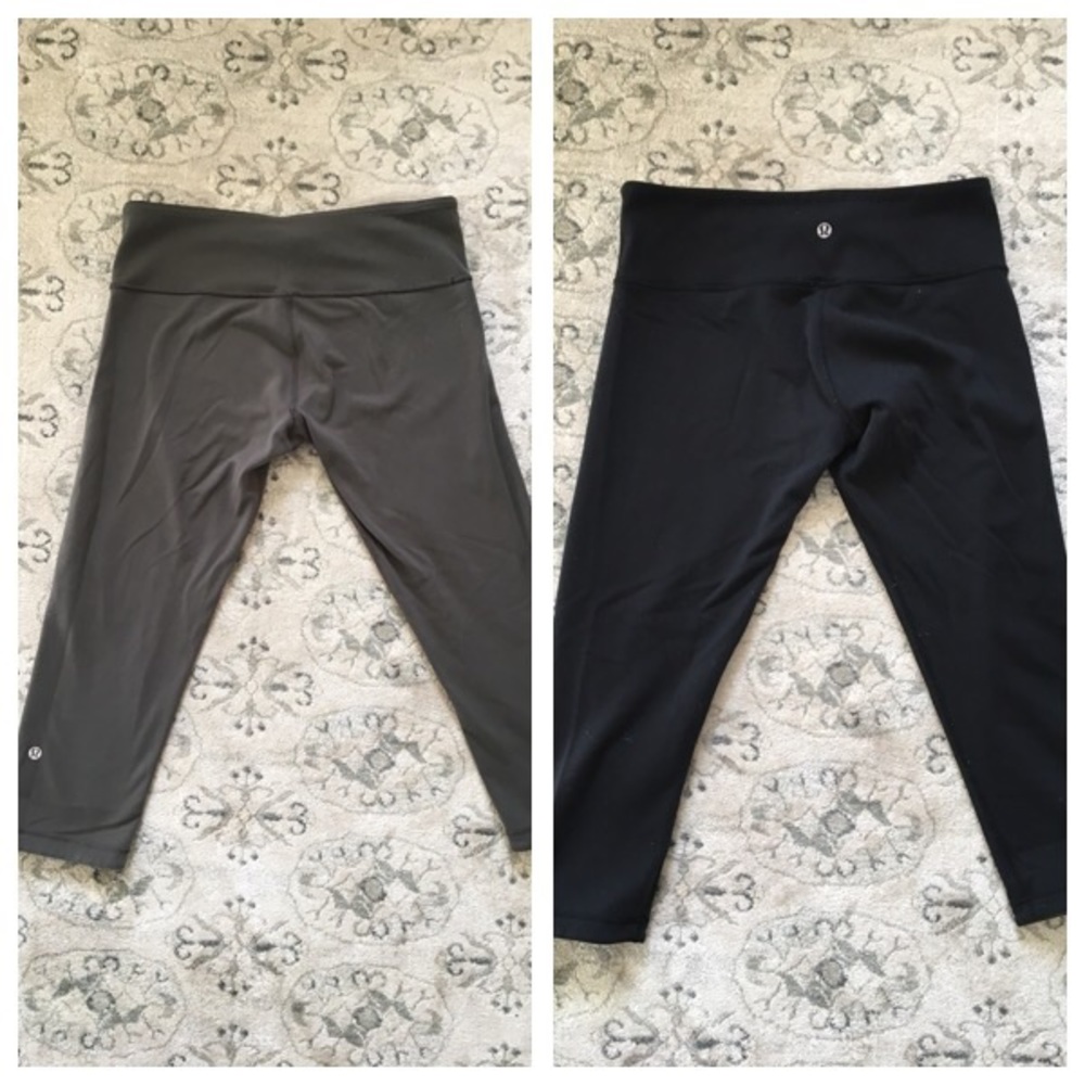 🍋 Lululemon reversible wonder under crops